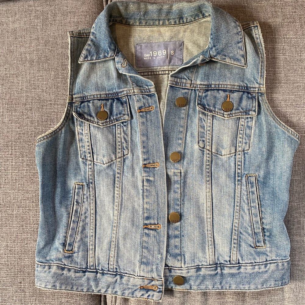 GAP 1969 Jean / Denim Vest - Women’s Size Small